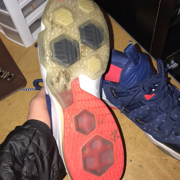 Navy blue Lebron 12 low cut - Picture 2 of 4